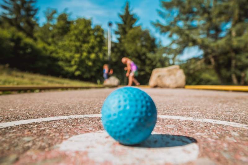Mini golf Campsite Les Jardins du Morbihan Monterblanc Homair